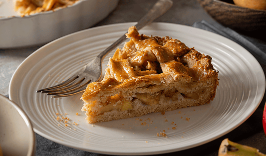 Tarta de manzana al estilo tradicional.